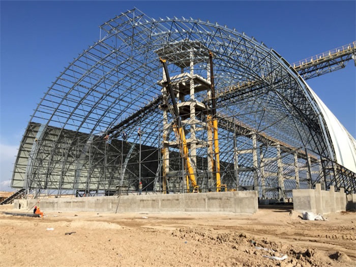 运城煤机油桶翘工程网架